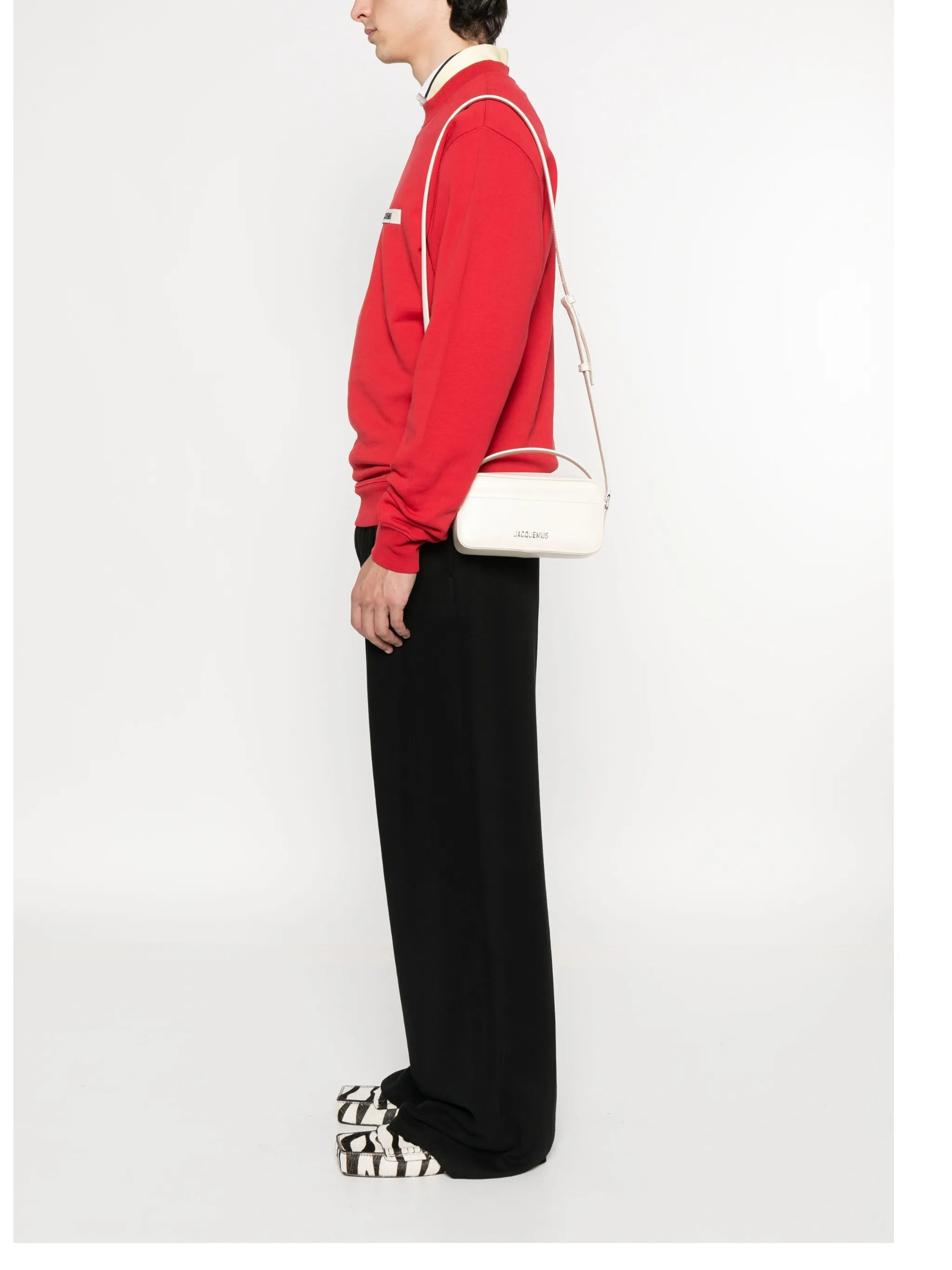 Jacquemus The Banet Logo-plaque Leather Shoulder Bag - 3