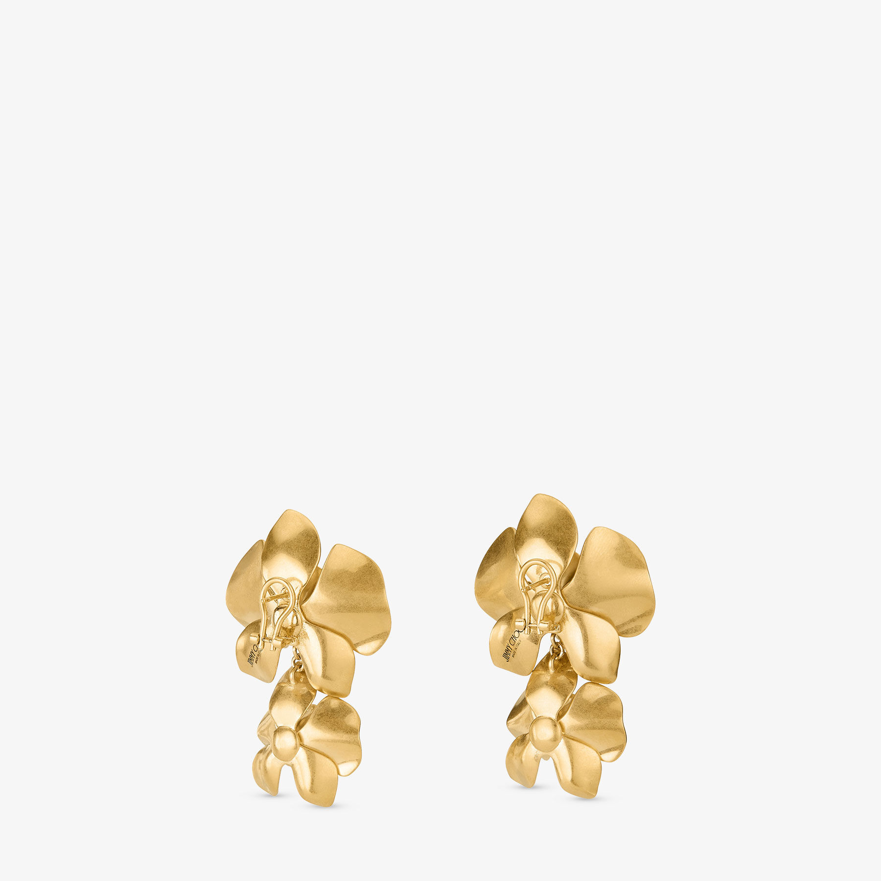 Petal Double Earring
Gold-Finish Earrings with Crystal and Pearl Embellishment - 6