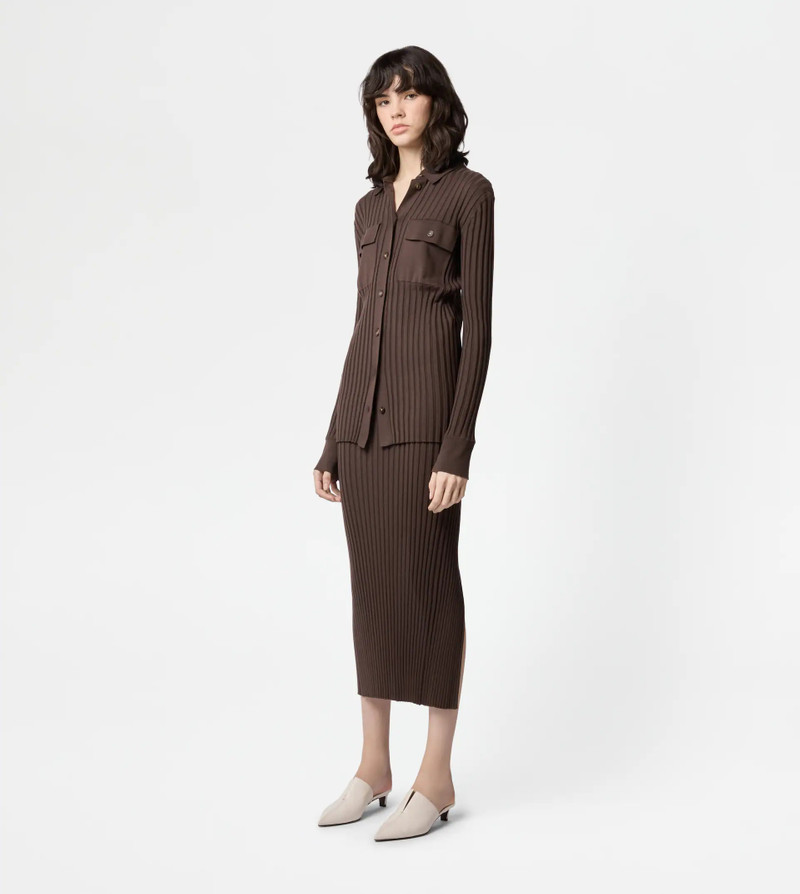 Tod's SWEATER IN SILK - BROWN outlook