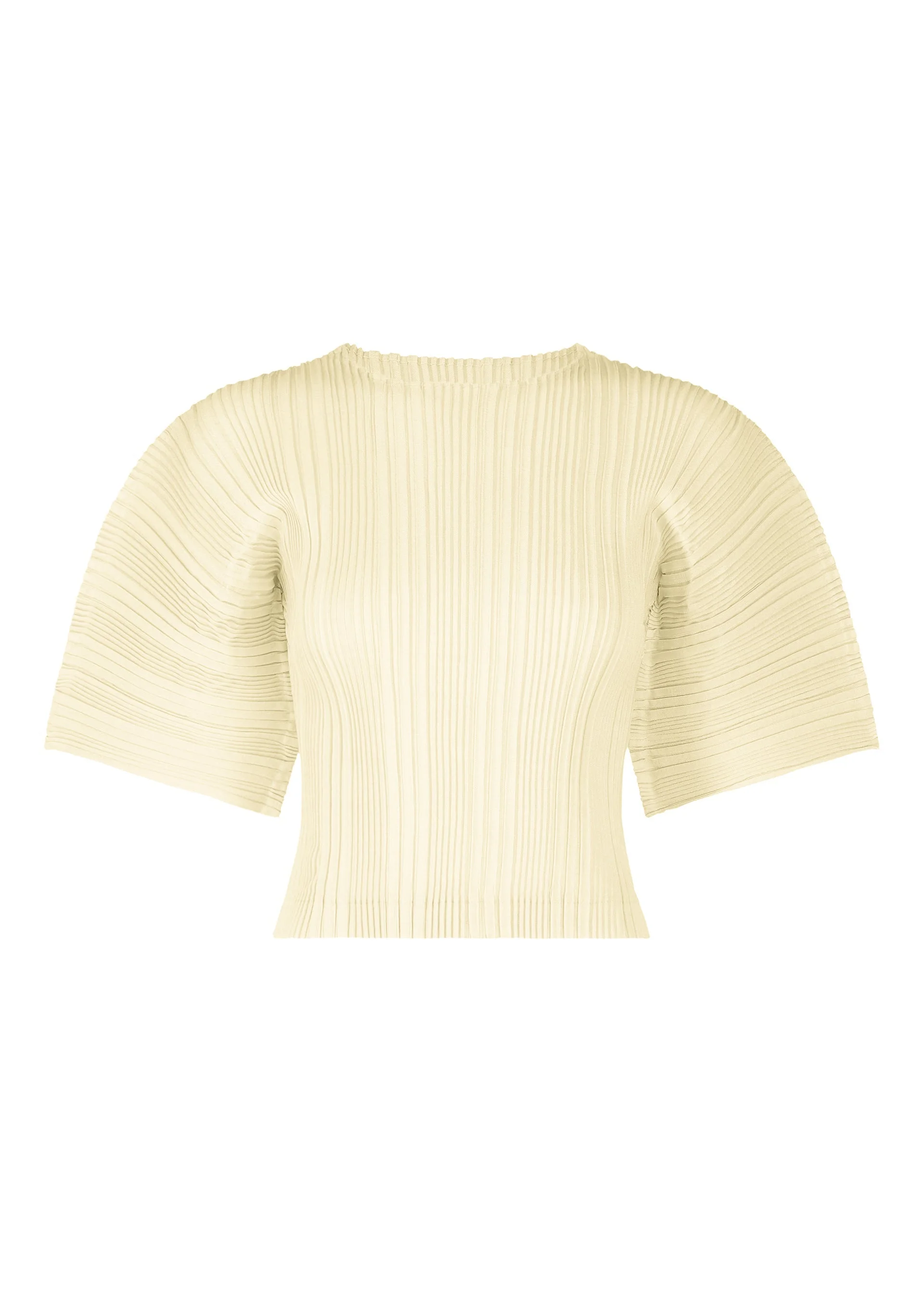 LINEN LIKE RIB PLEATS - 1