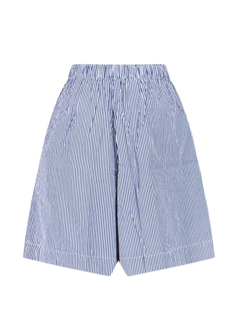 Daniela Gregis striped elasticated shorts outlook
