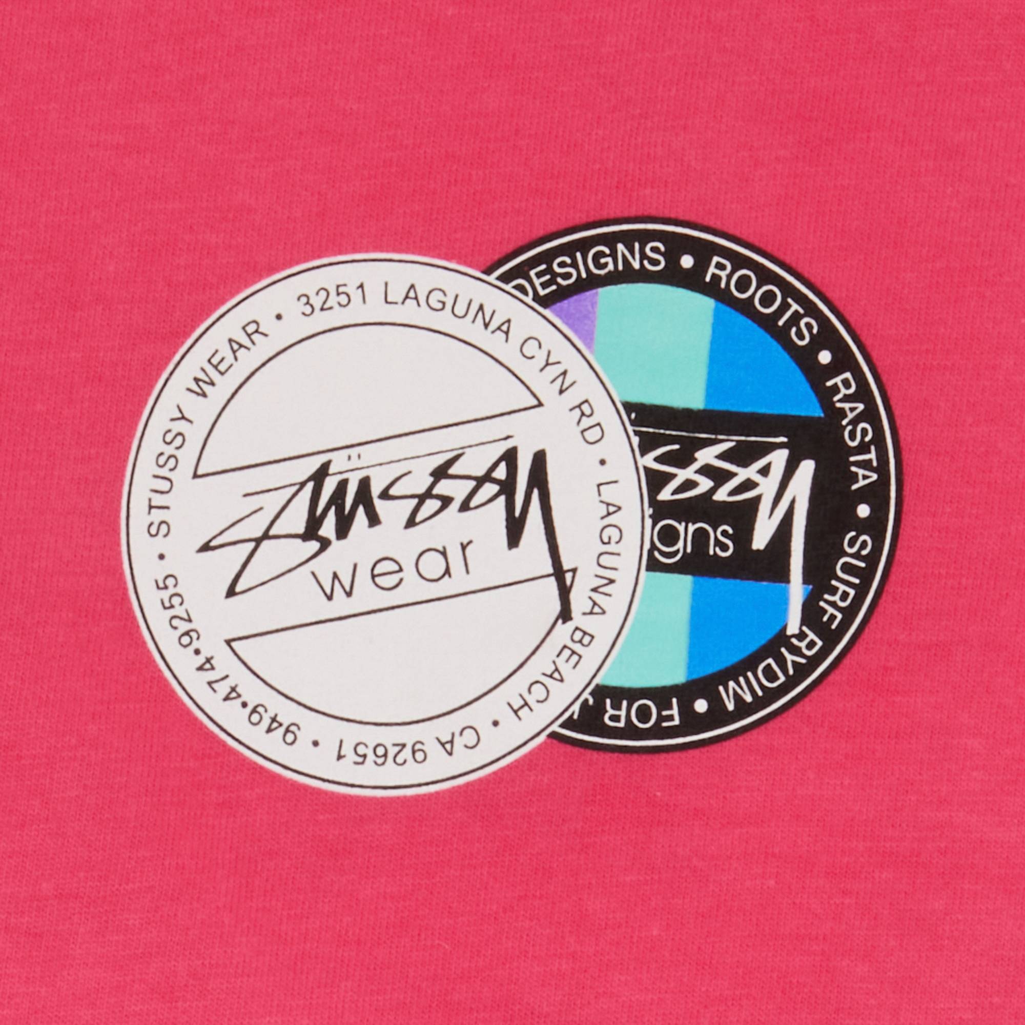 Stussy Double Dot Tee 'Pink' - 3