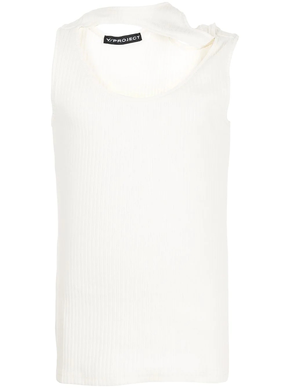 cut out-detail vest - 1