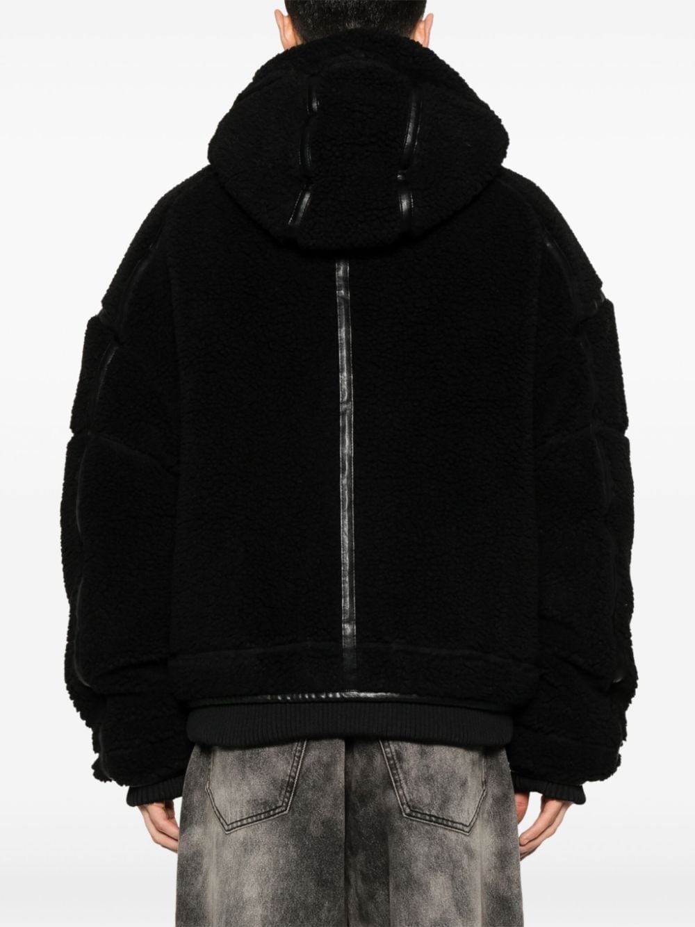 faux-shearling hooded jacket - 4