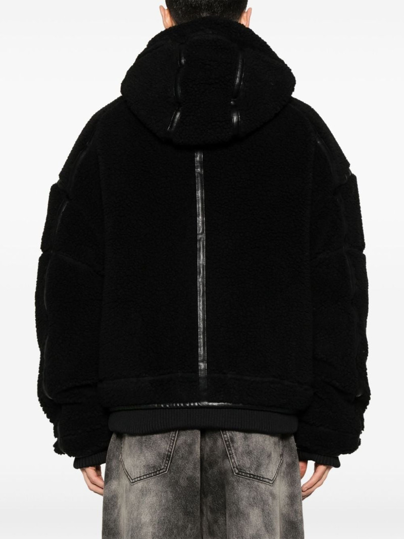 faux-shearling hooded jacket 4