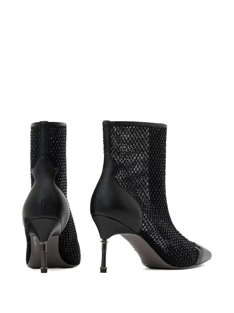 Natasha mesh high-heel ankle boots 3