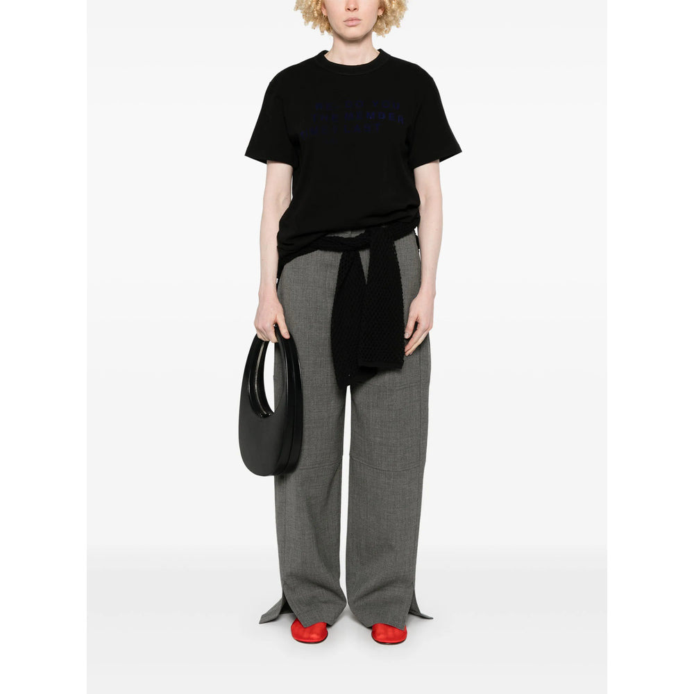 Sacai Black Tops - T-Shirts & Jerseys Women - 5
