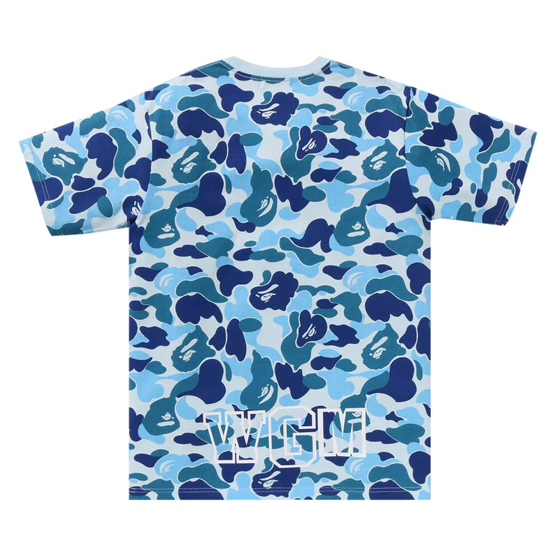 A BATHING APE® BAPE ABC Camo Shark Tee 'Blue' outlook
