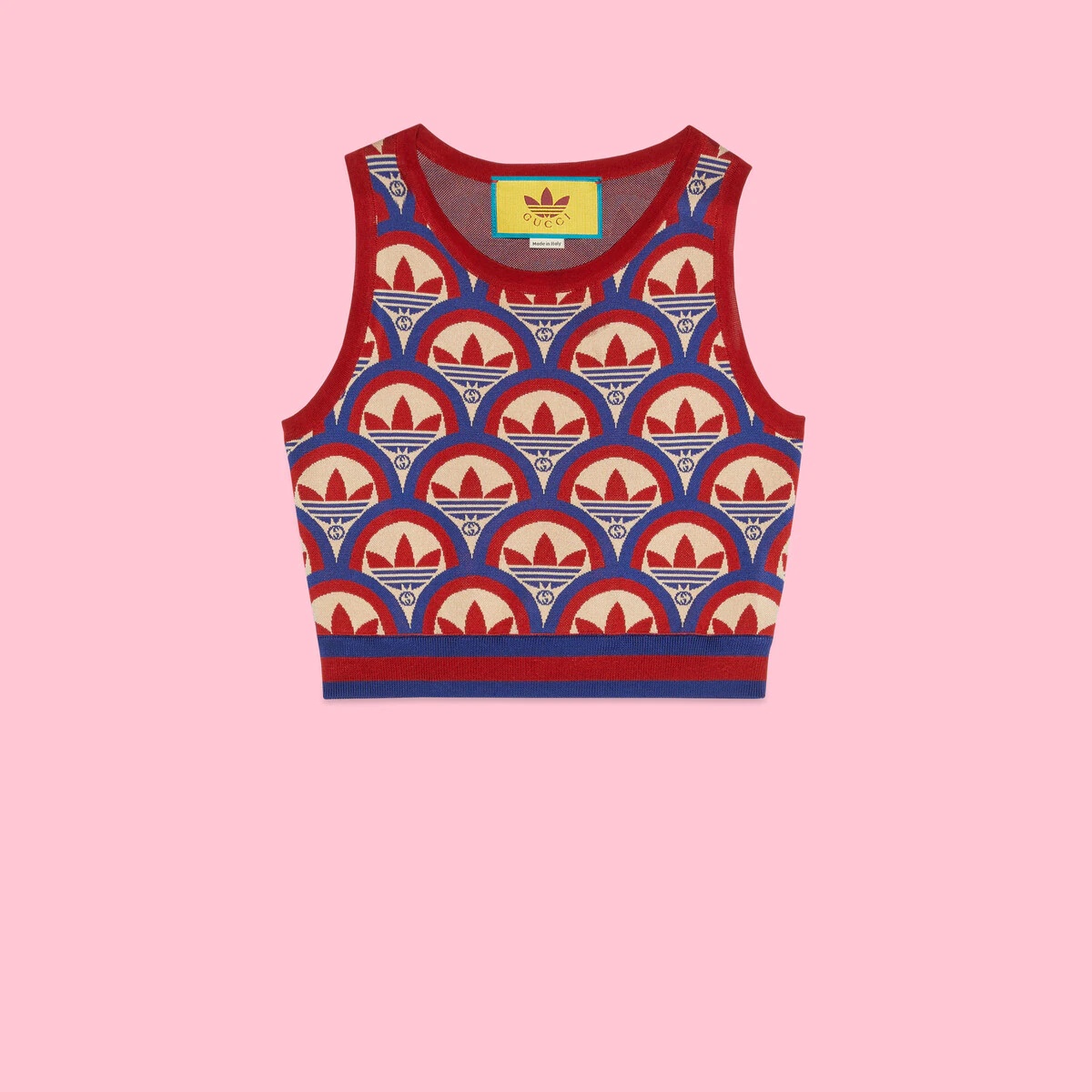 adidas x Gucci jacquard top - 1