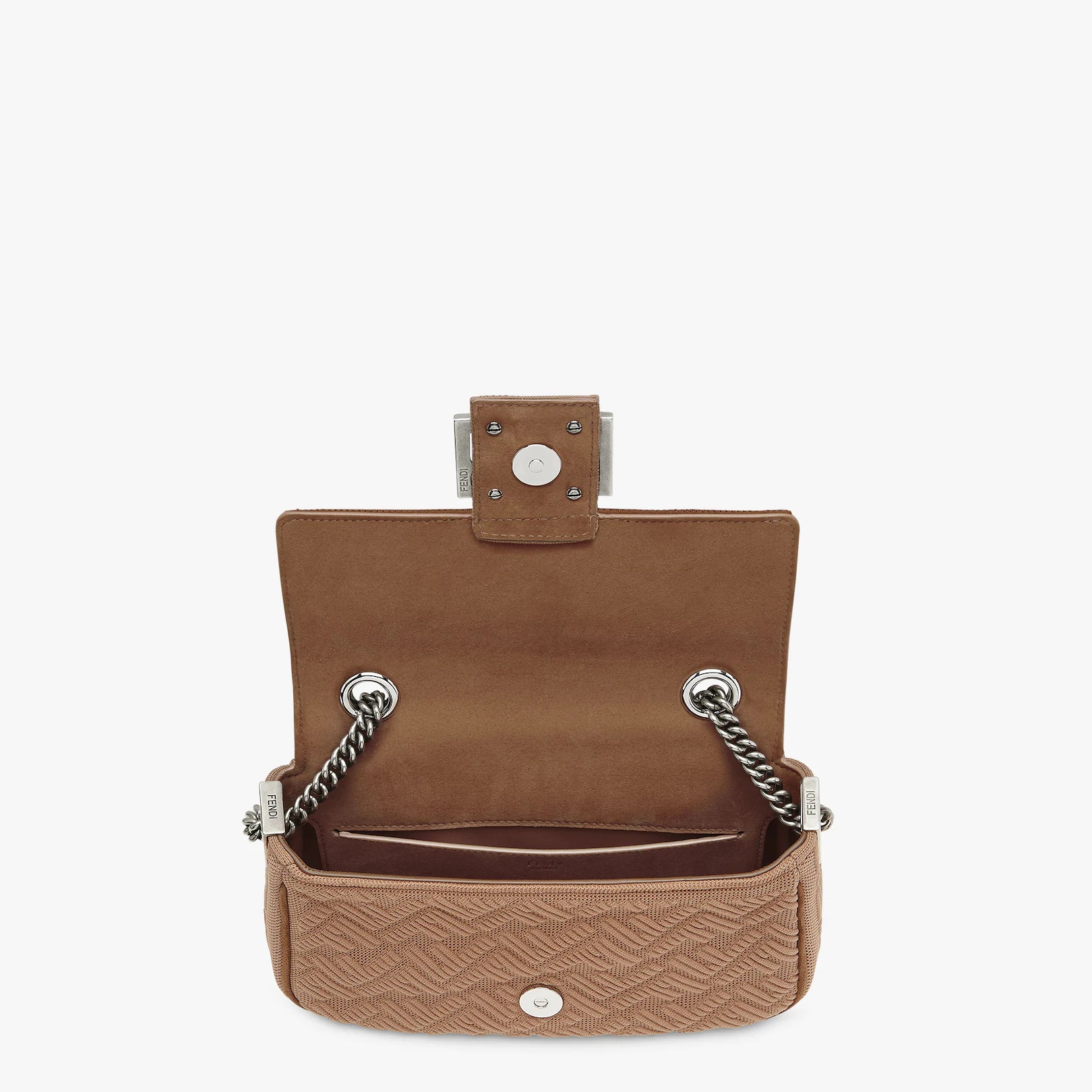 Beige FF fabric bag - 4