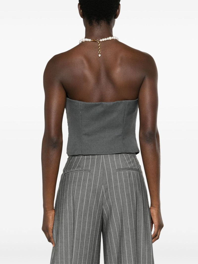 strapless sweetheart-neck vest 4