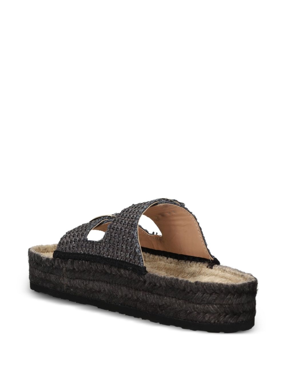 double-buckle espadrilles - 3