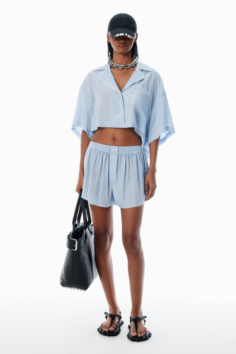 Alexander Wang Blue Pajama-Style Shirt outlook