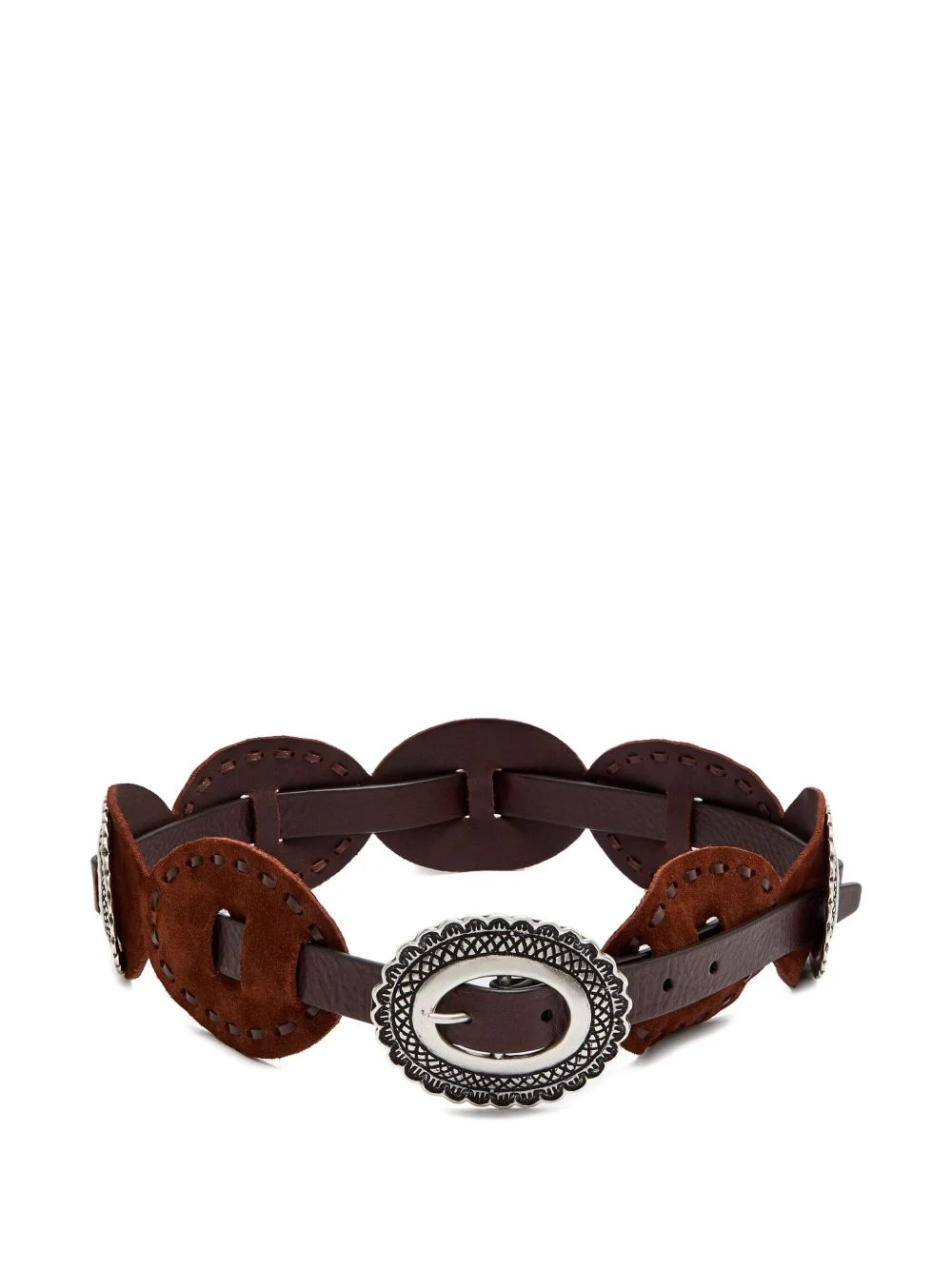 suede conchos belt - 1