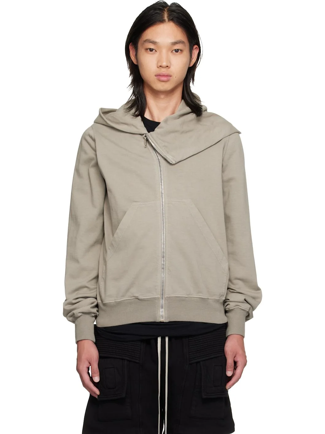 Gray Tower Mountain Hoodie - 1