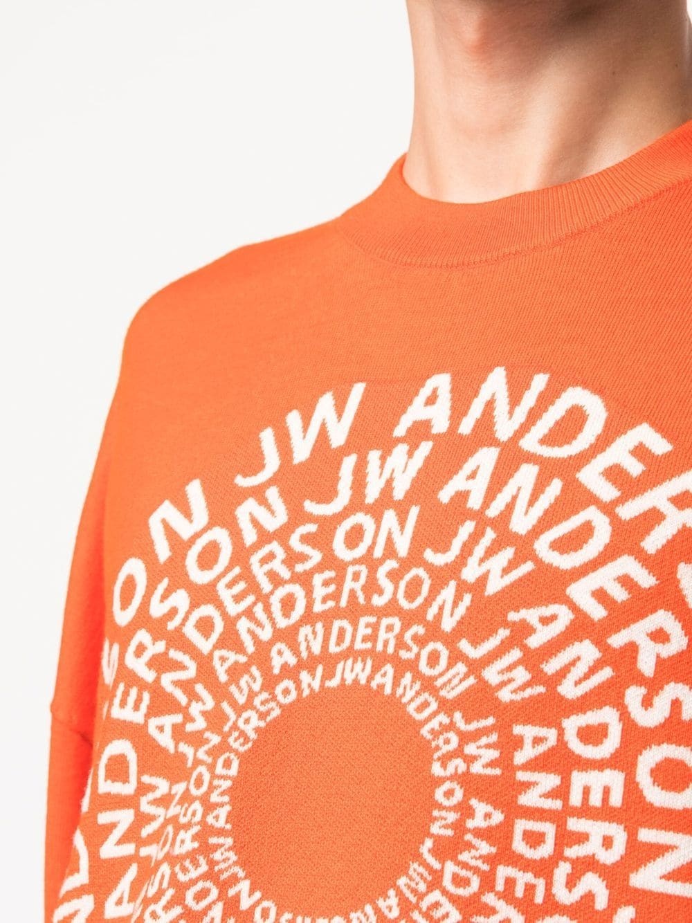 Swirl logo crew neck jumper - 5