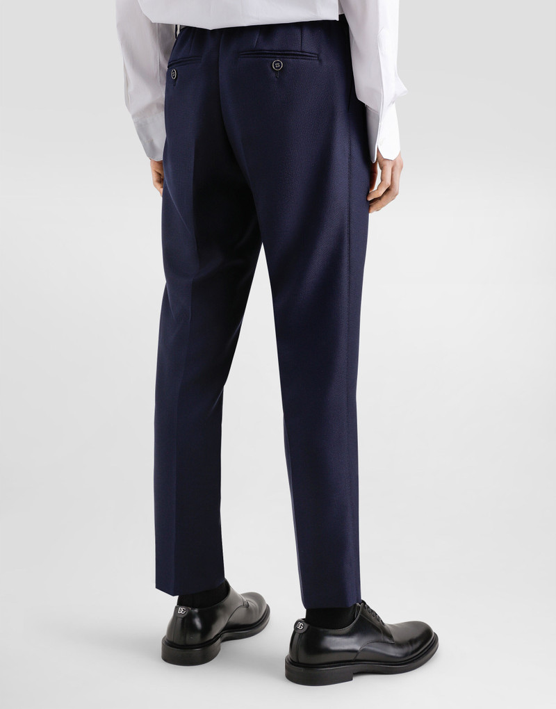 Wool pants with double darts 5