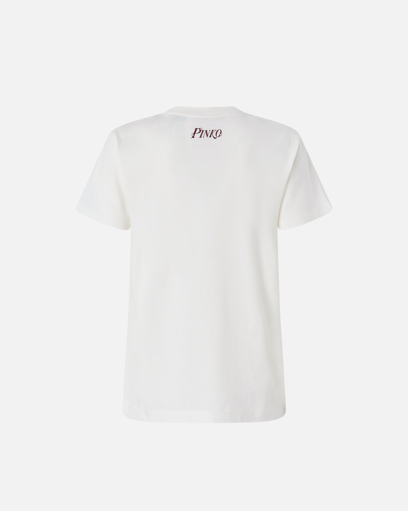 PINKO T-SHIRT WITH PINKO SOUR DISCO STAR PRINT outlook
