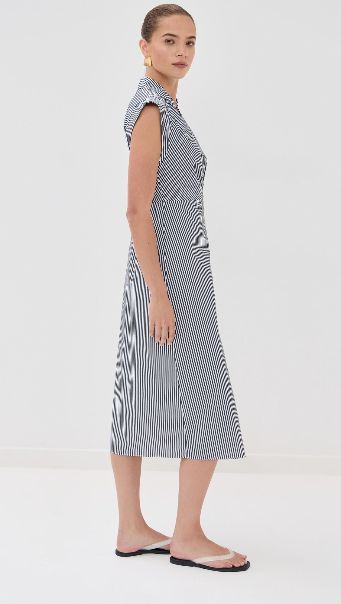 Haydon Striped Midi Shirtdress - 3