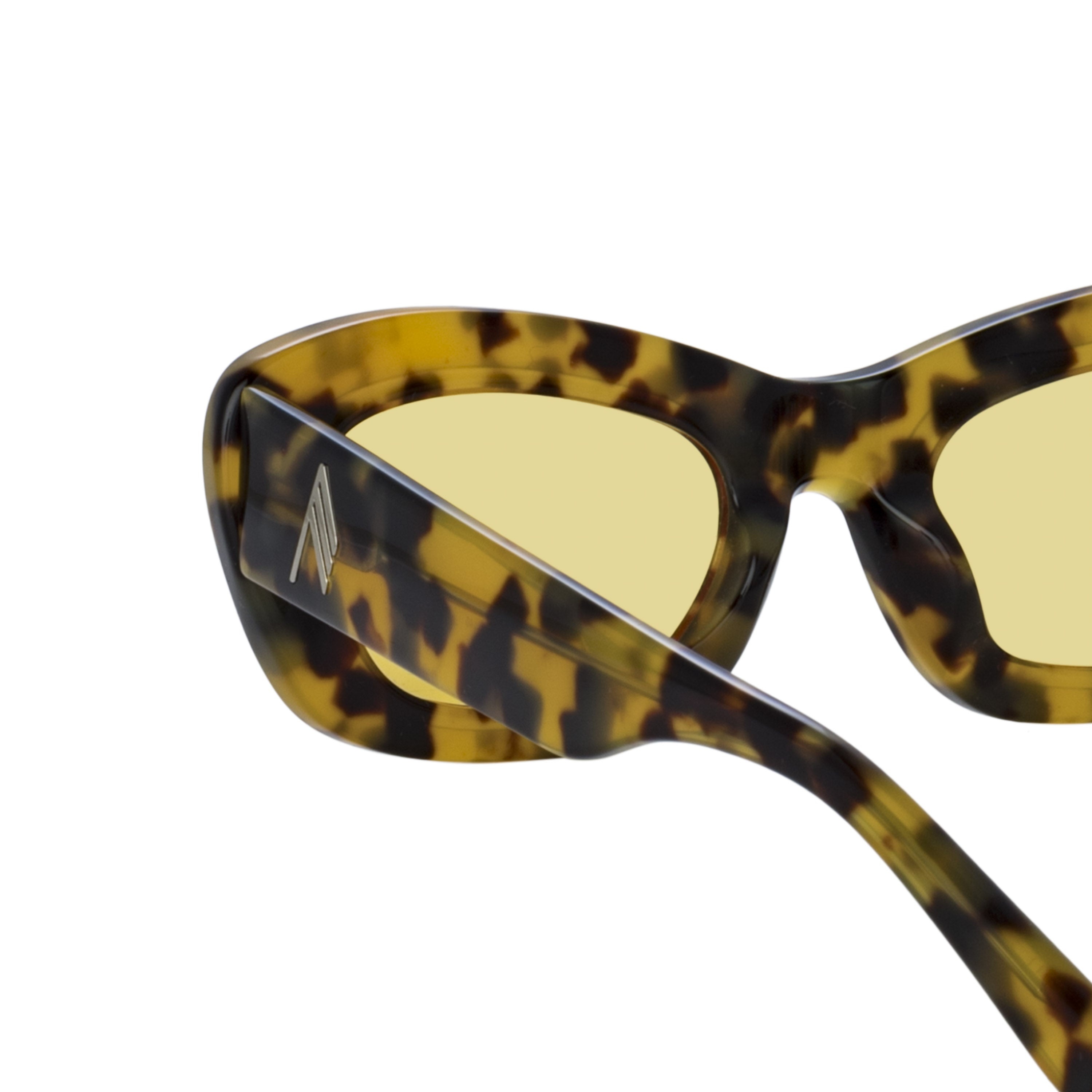 Rania Cat Eye Sunglasses in Tortoiseshell - 5