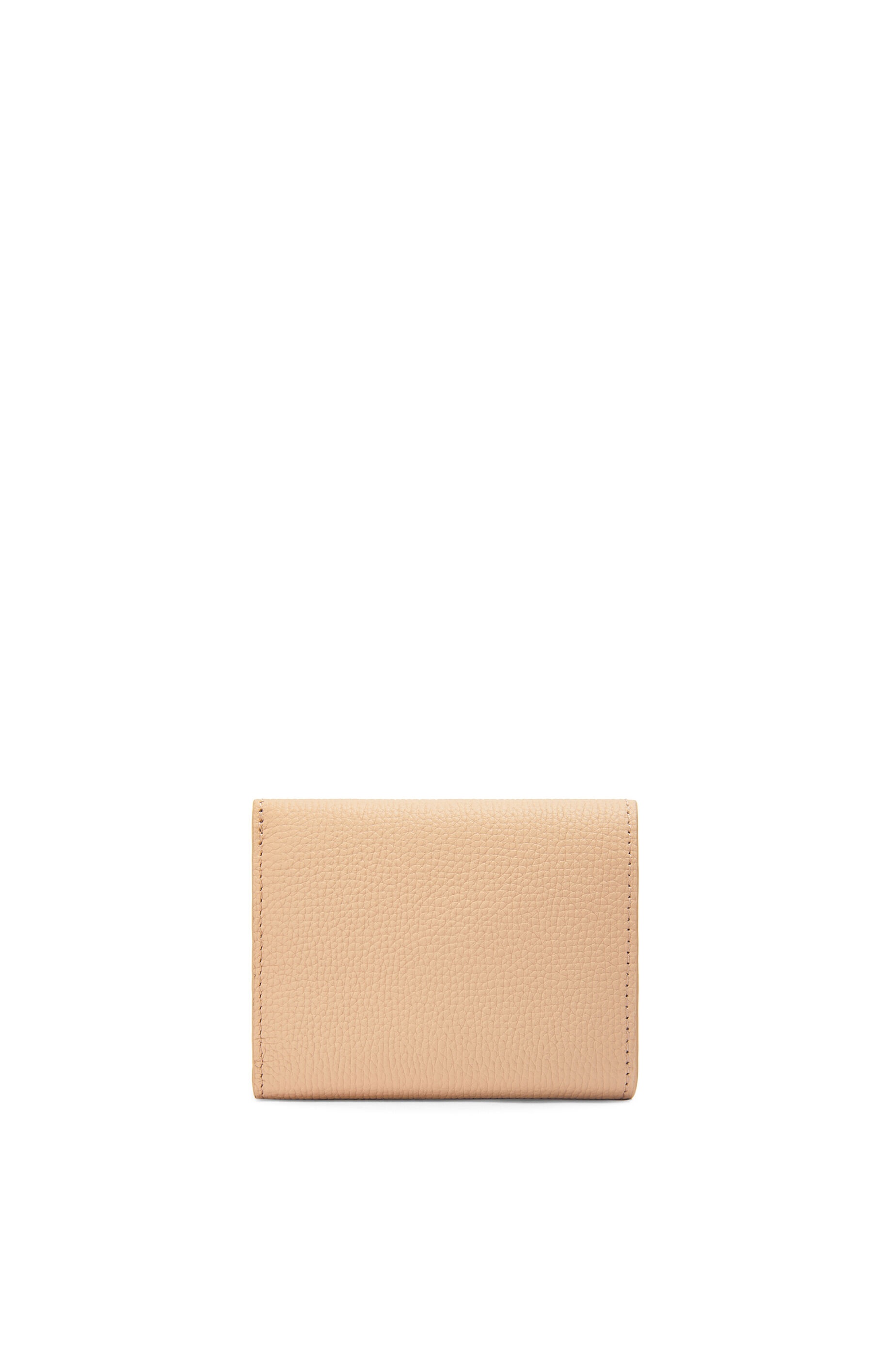 Anagram trifold wallet in pebble grain calfskin - 5