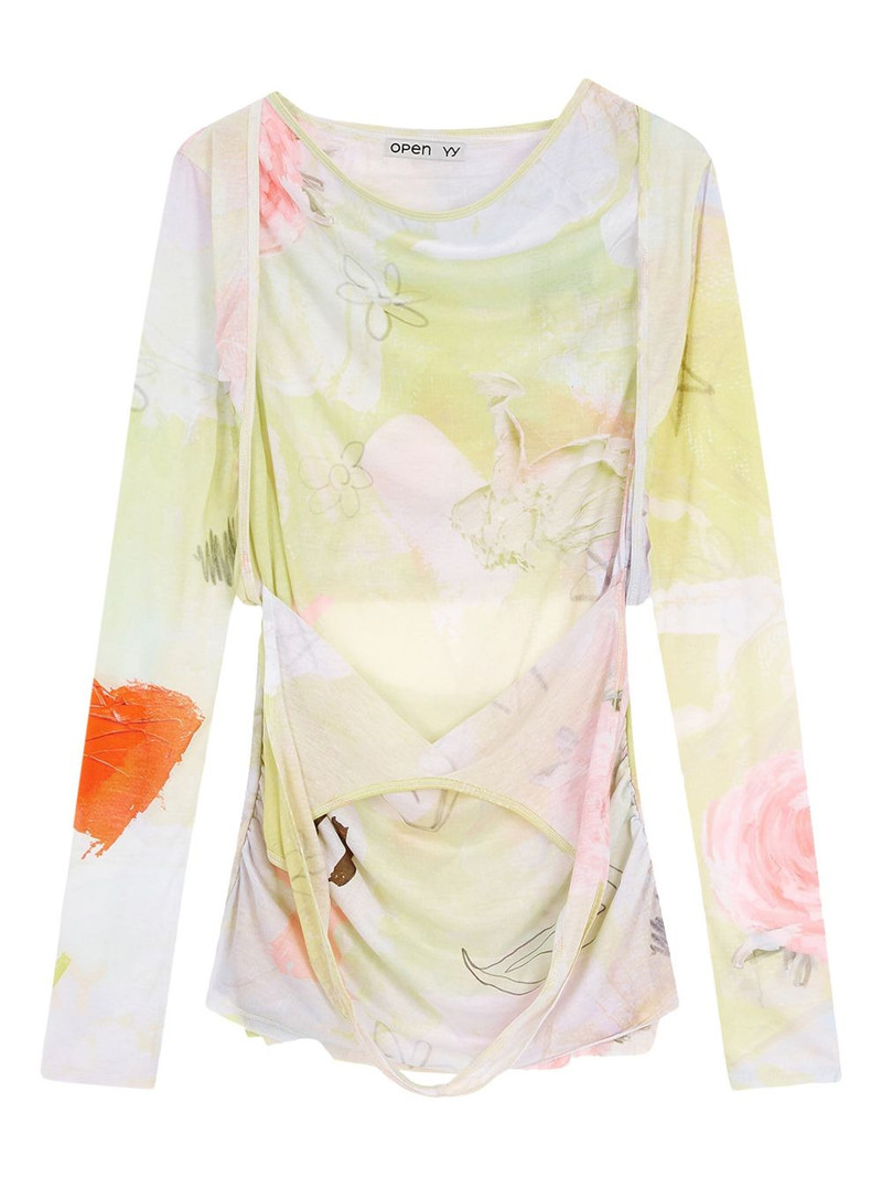 graphic-print top 1