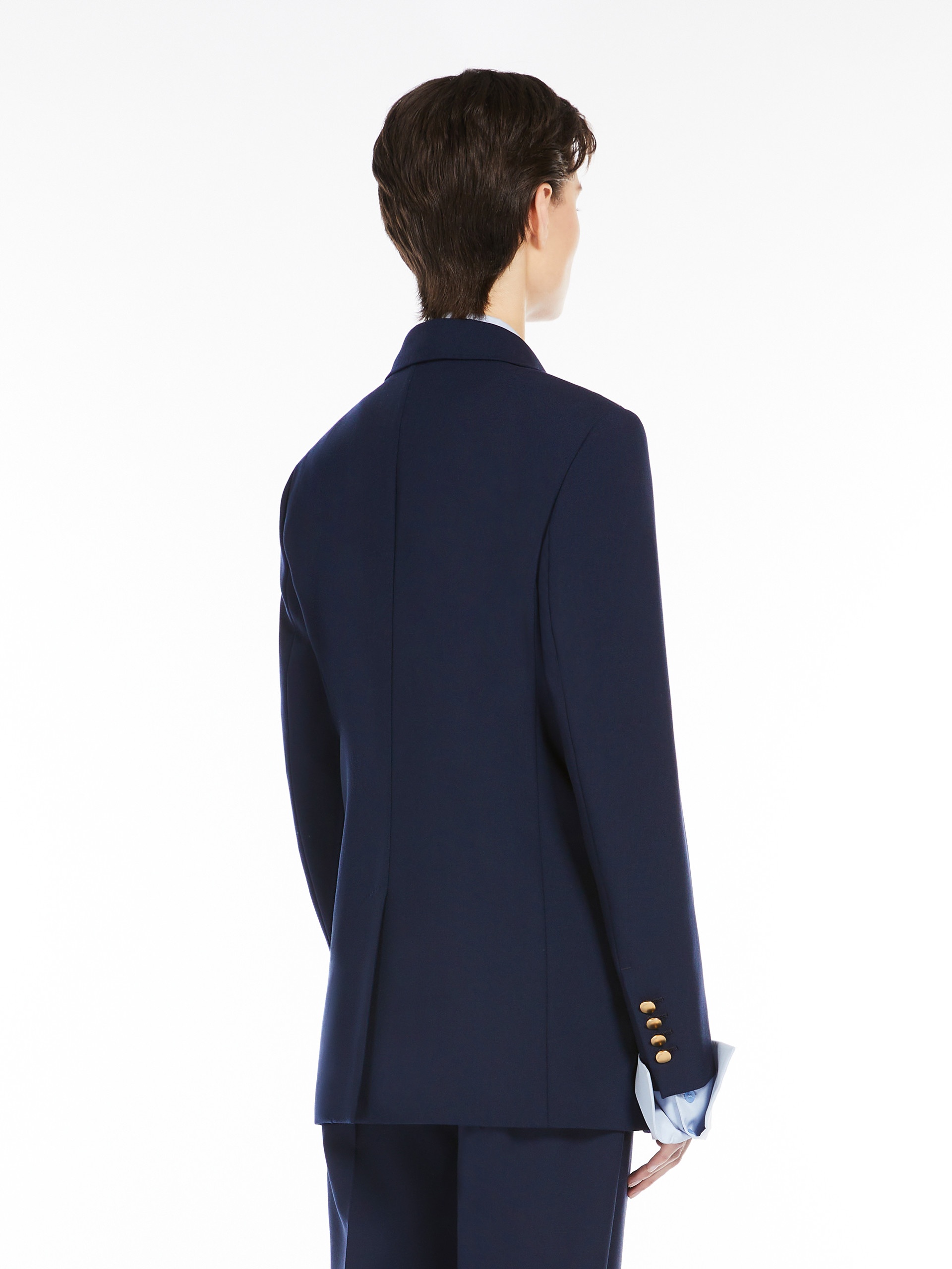 FARAONE Wool and mohair canvas blazer - 4