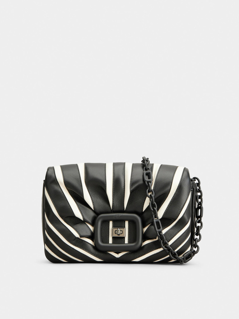 Viv' Choc Bag in leather 1