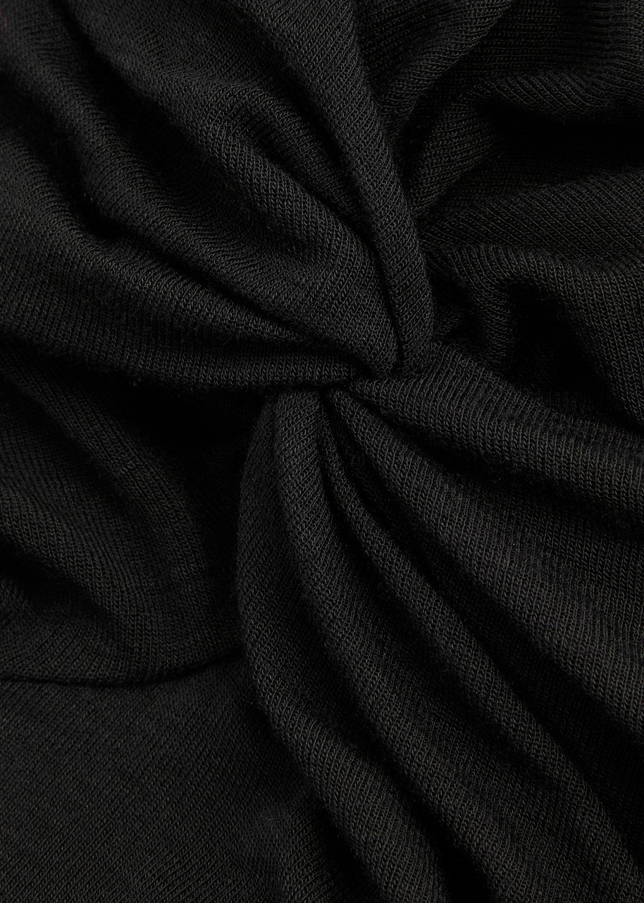 Agolde Lissa Twisted Stretch-jersey T-shirt - 5
