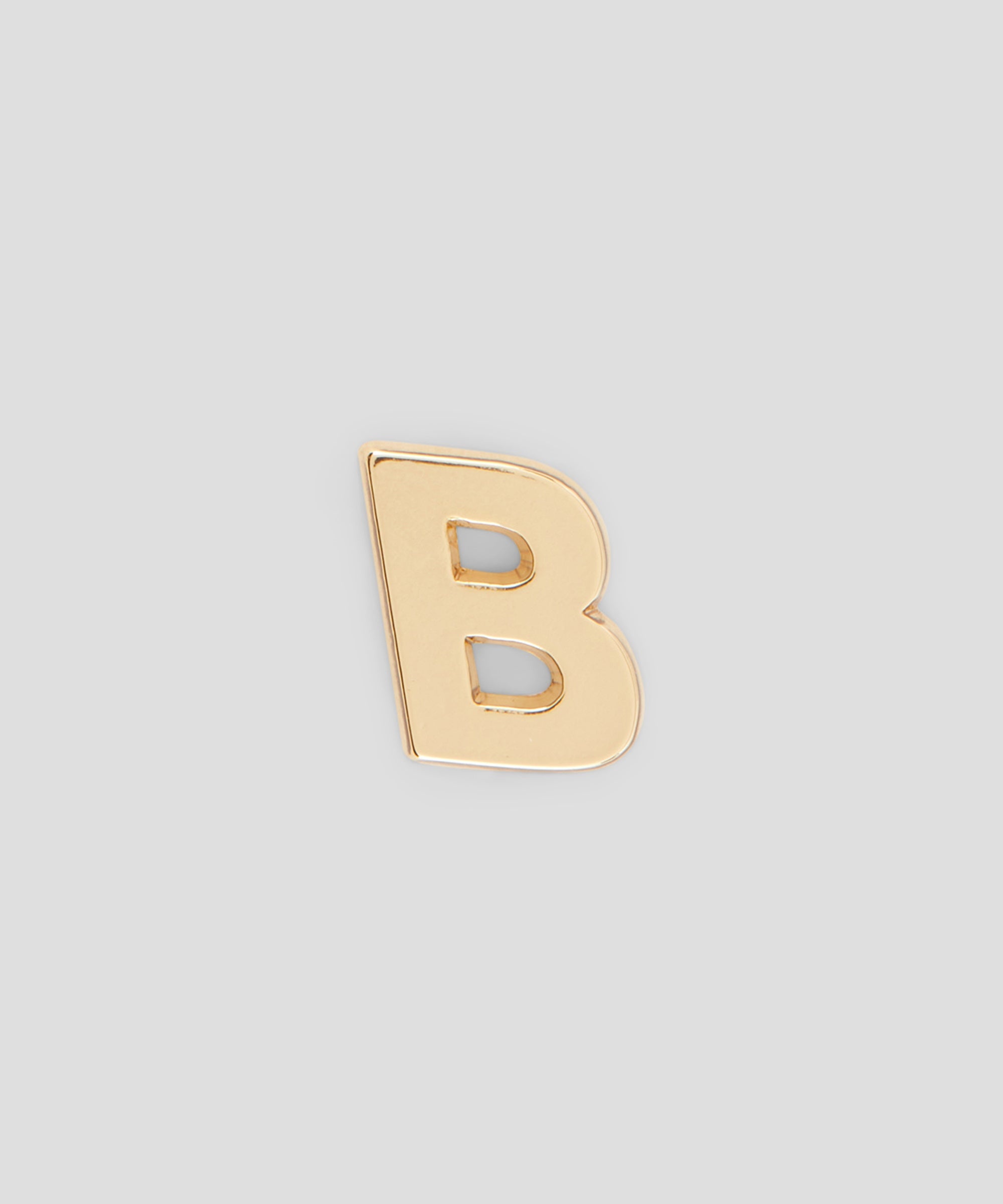 Single brass B charm - 1