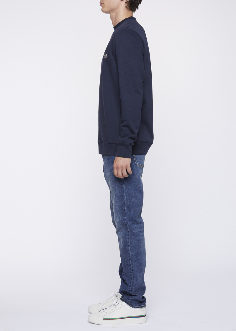 Regular-Fit Navy Zebra Sweatshirt 12