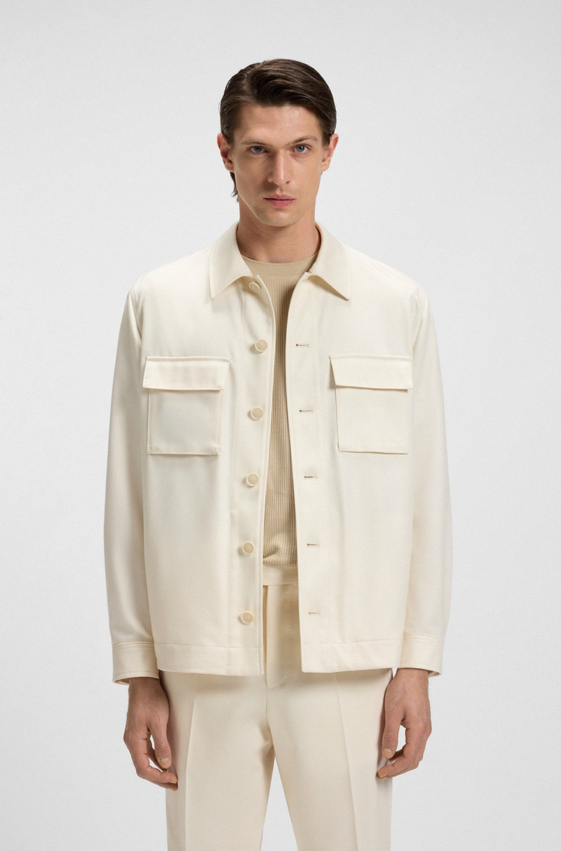 RELAXED-FIT JACKET IN VIRGIN WOOL 2