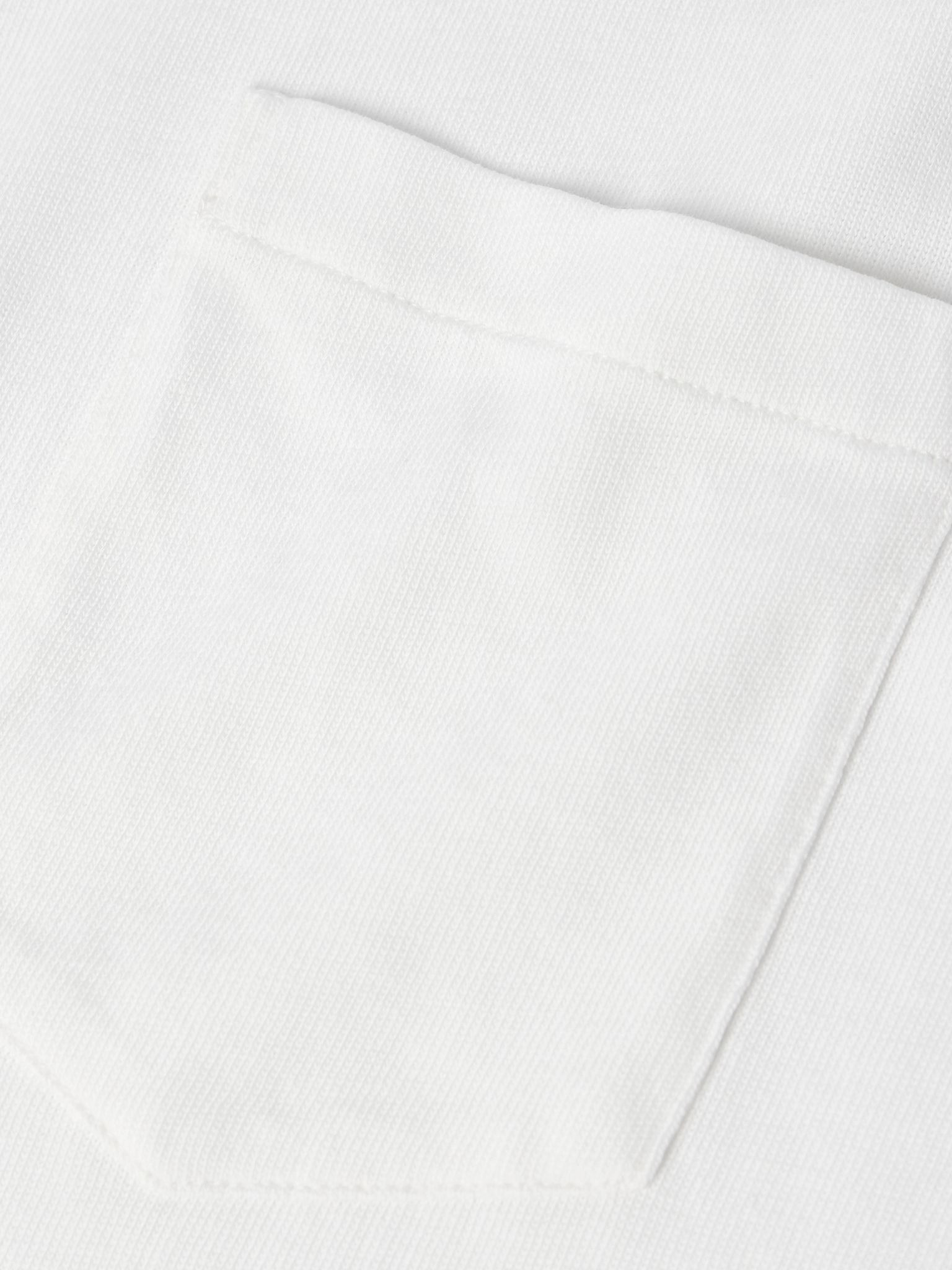 Slim-Fit Cold-Dyed Cotton T-Shirt White - 5