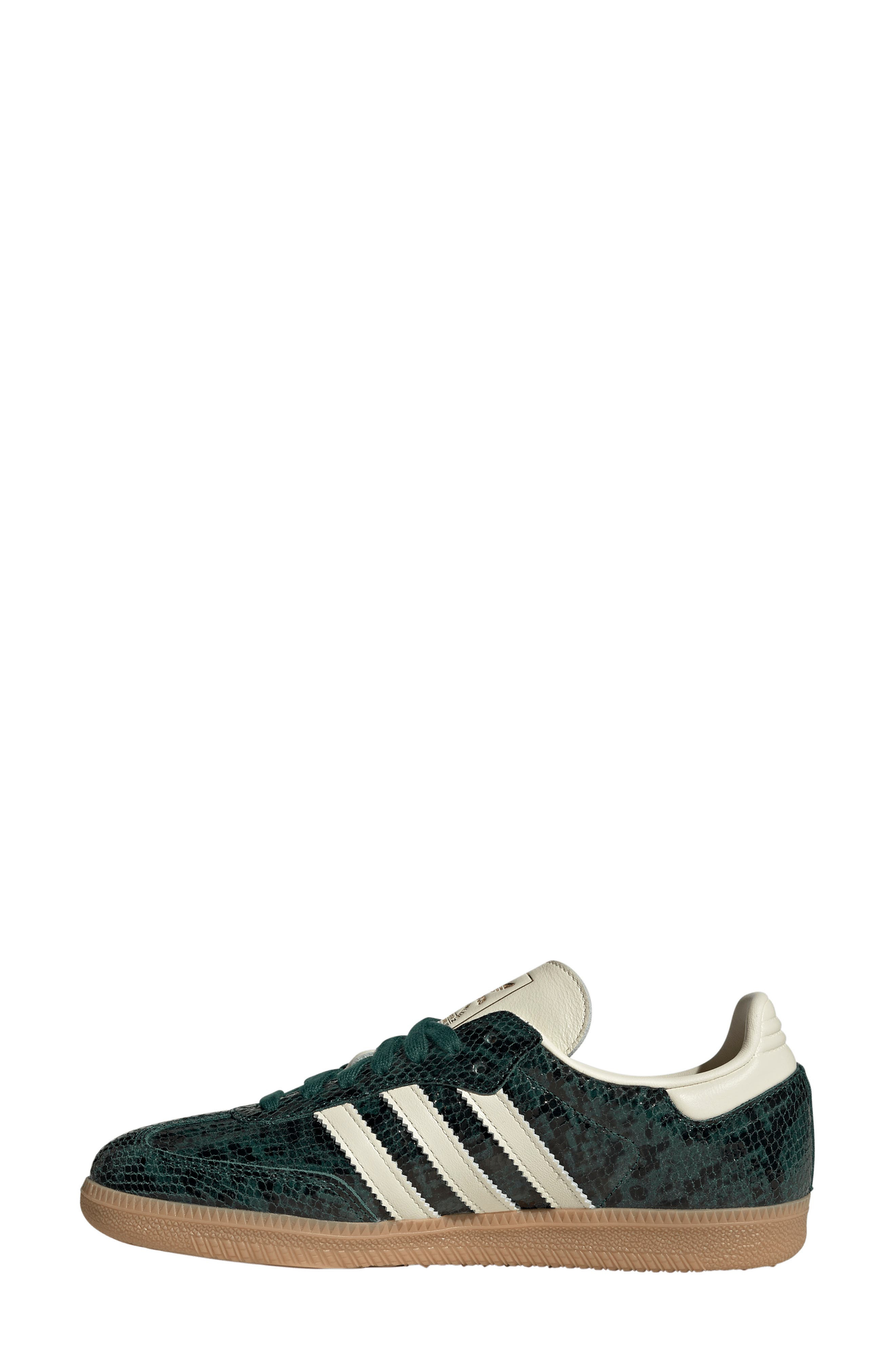 adidas Gender Inclusive Samba OG Sneaker in Green/White/Green at Nordstrom - 6