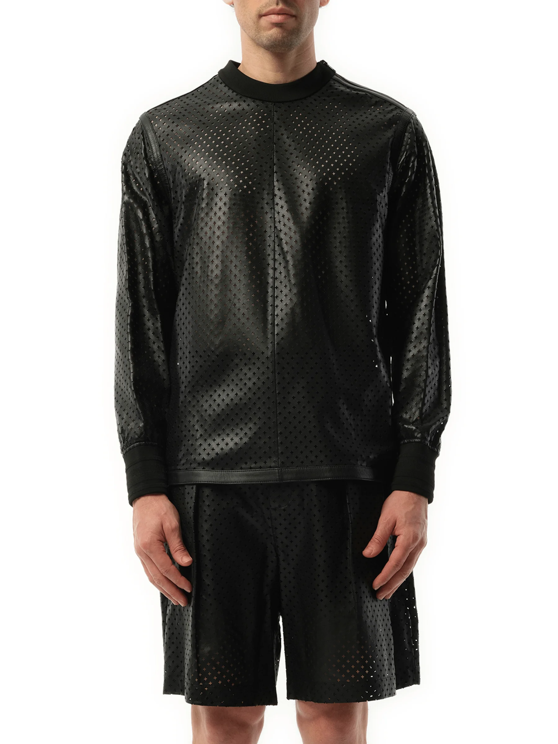 Sweatshirt in Black - 1