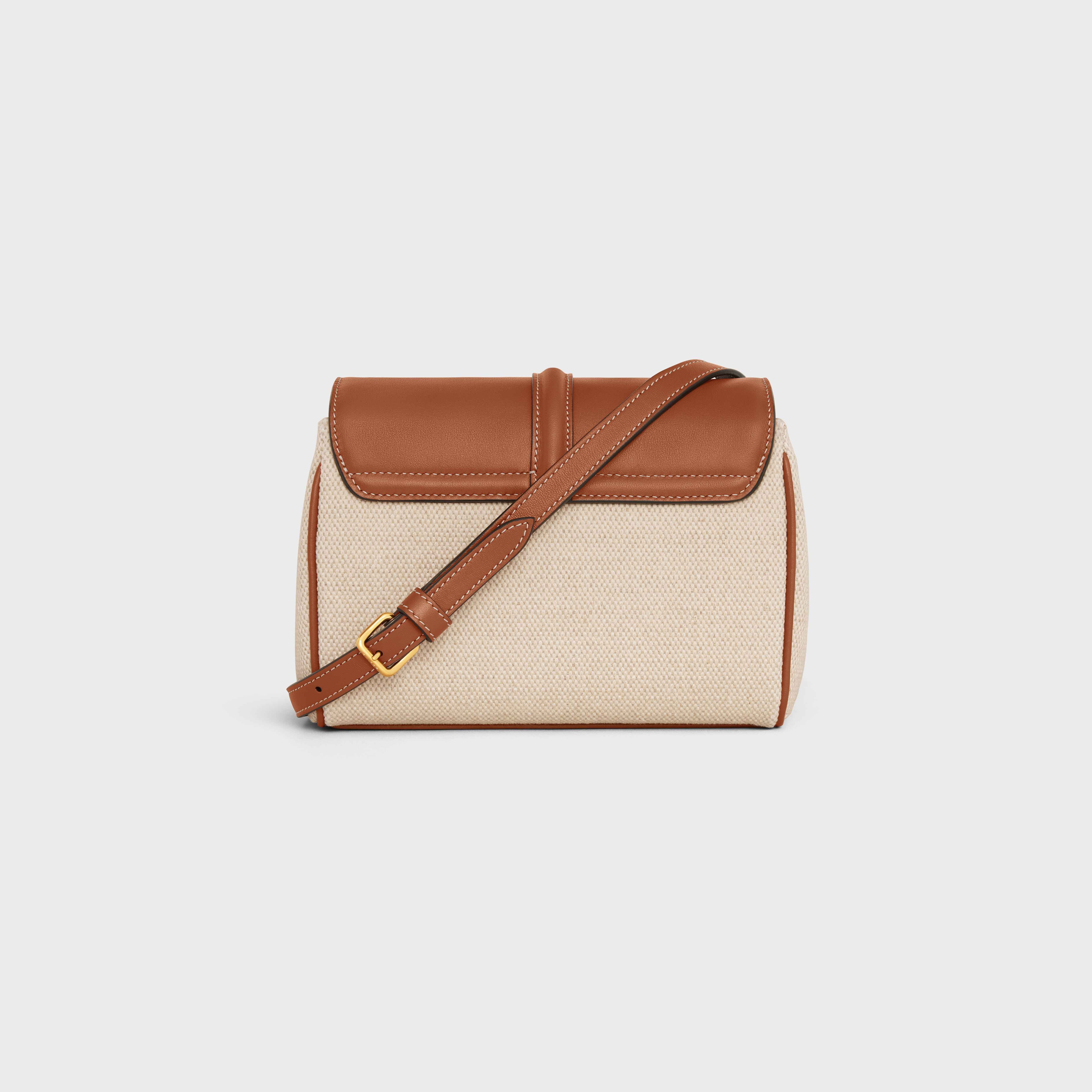 MINI SOFT 16 in TEXTILE AND CALFSKIN - 3