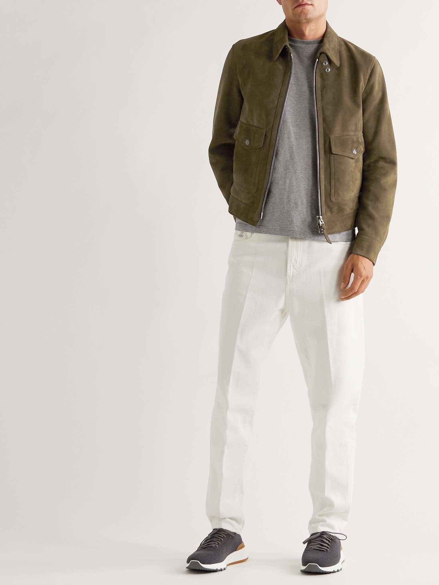 Suede Blouson Jacket - 2