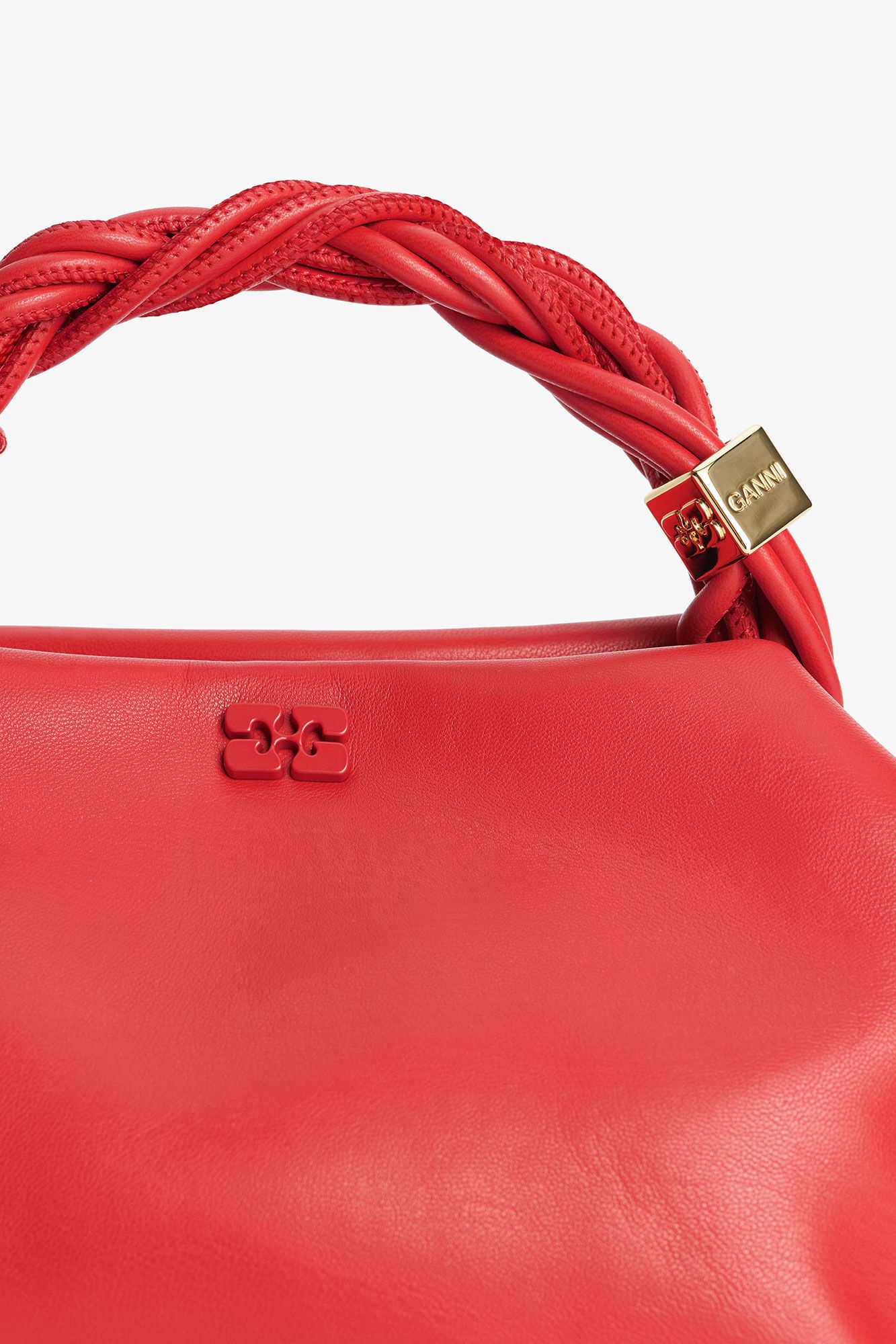 RED SMALL GANNI BOU BAG - 5