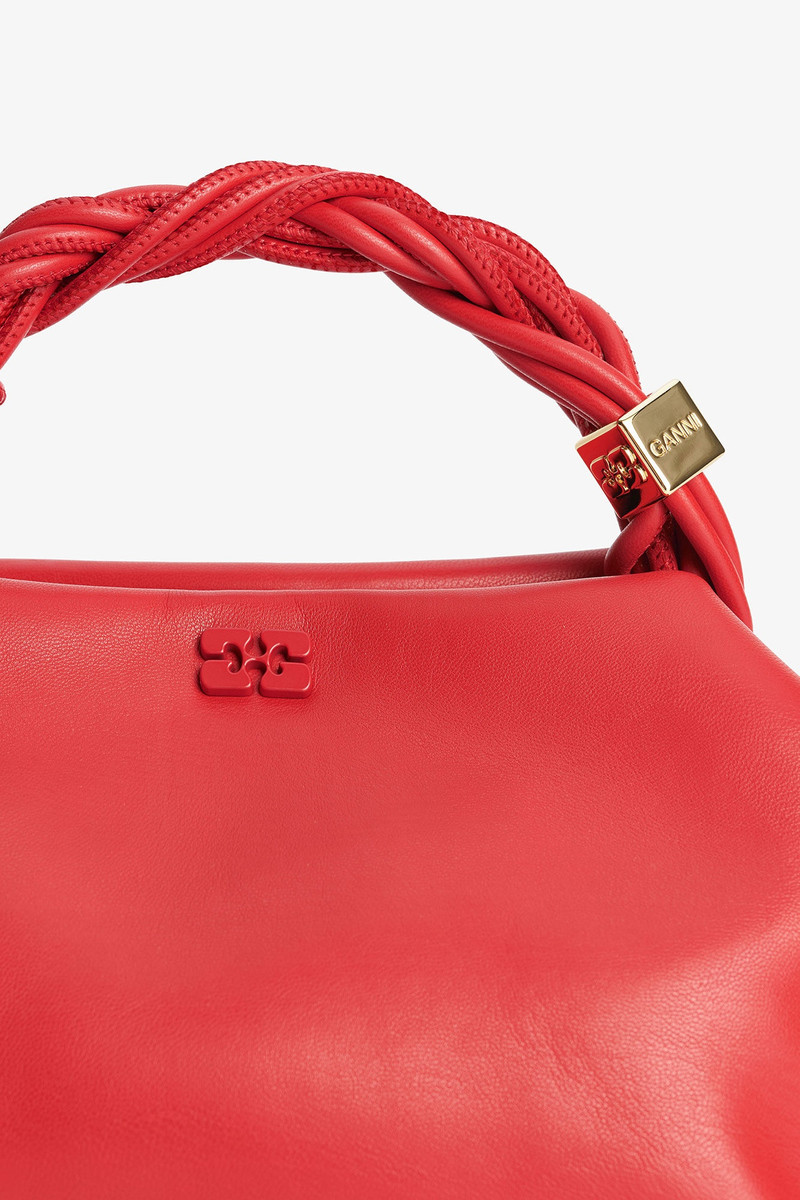 RED SMALL GANNI BOU BAG 5