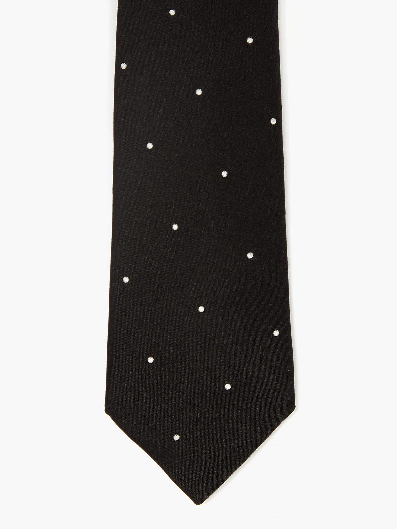 Polka-dot silk tie - 3