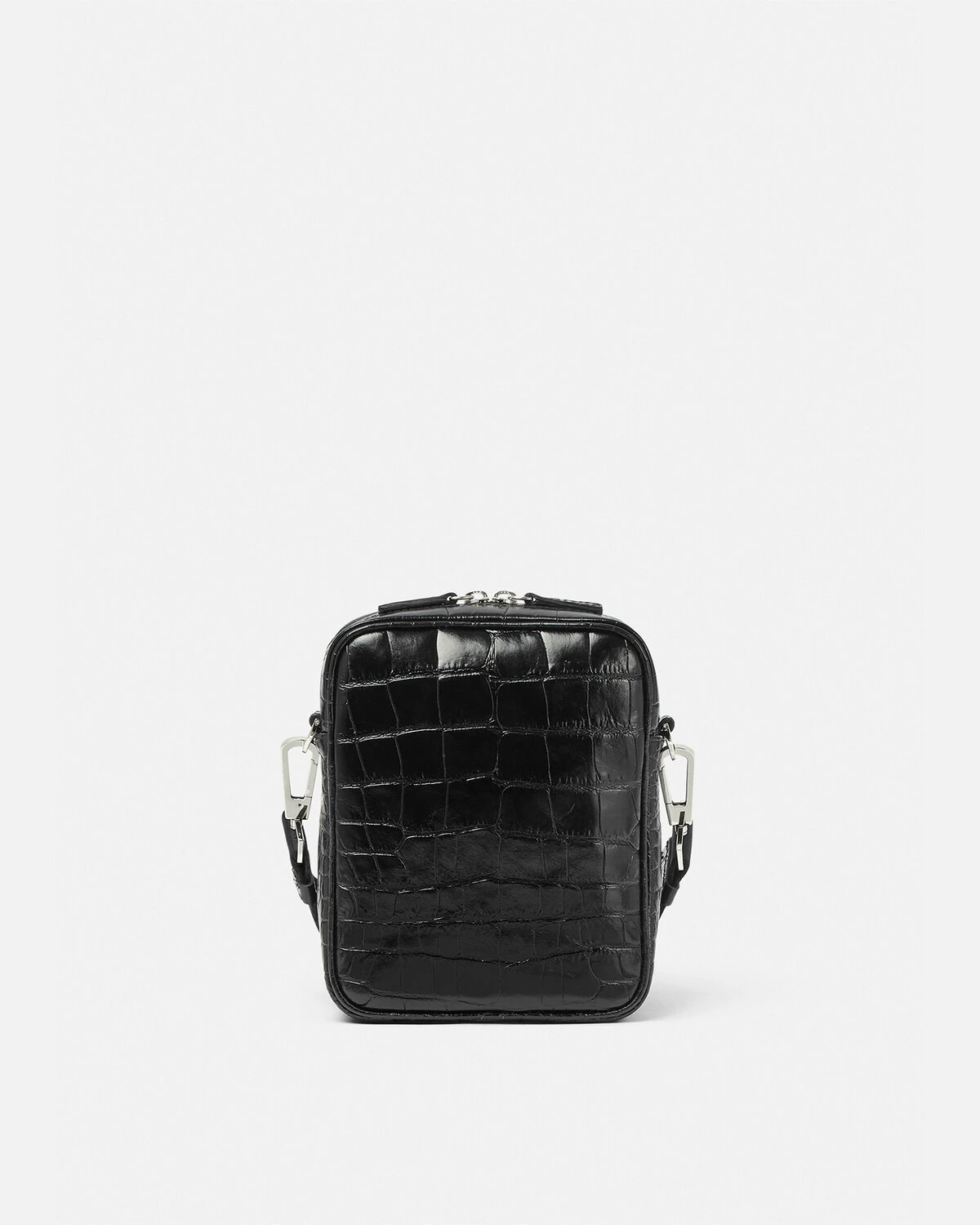 Croc-Effect Medusa Biggie Crossbody Bag - 3