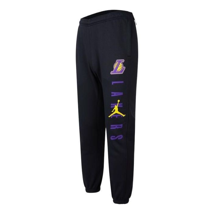 Air Jordan NBA Courtside Statement Edition Los Angeles Lakers Bundle Feet Sports Long Pants Black DB - 1