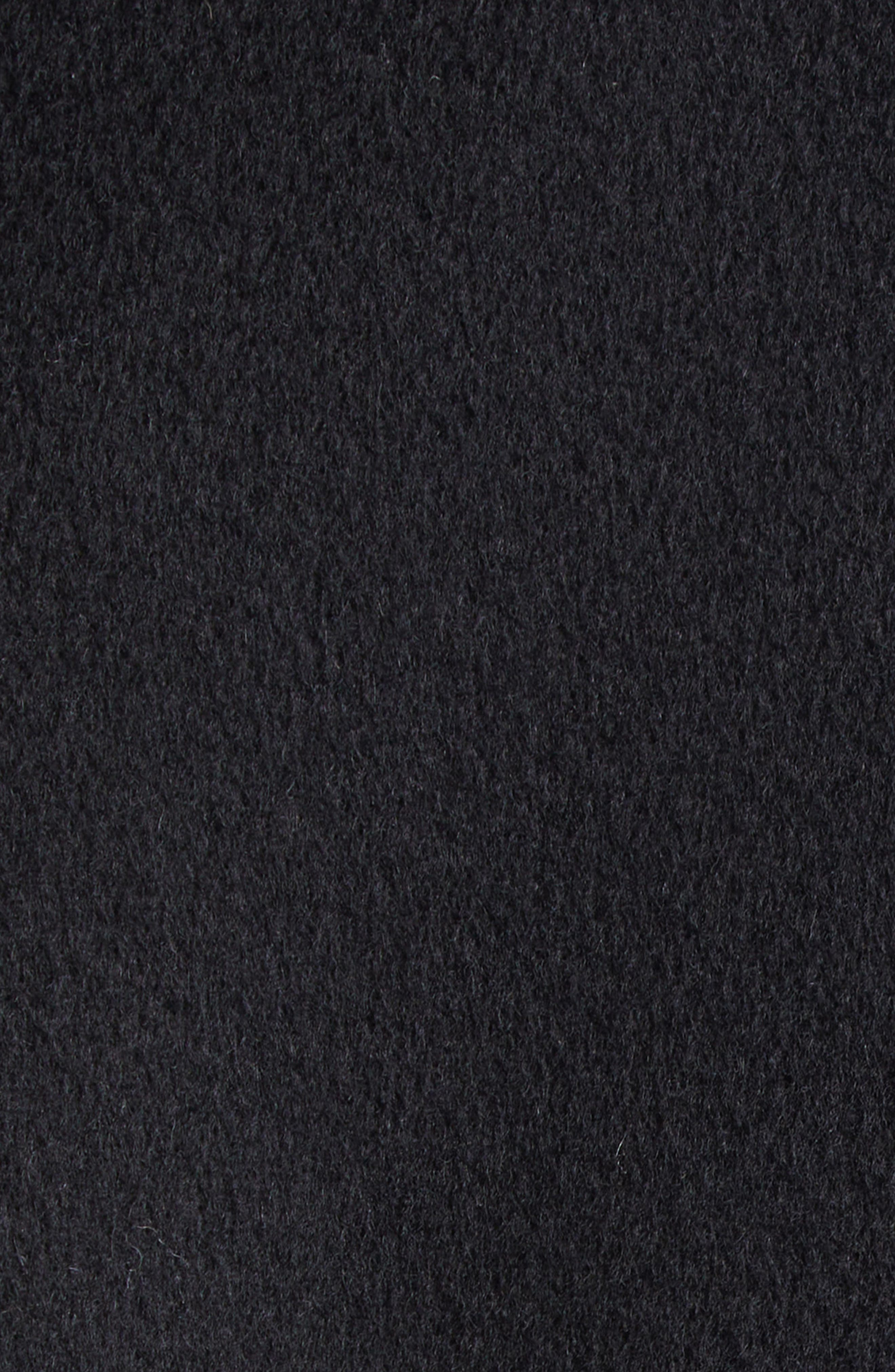 TOTEME Signature Double Face Wool Jacket in Black at Nordstrom - 6