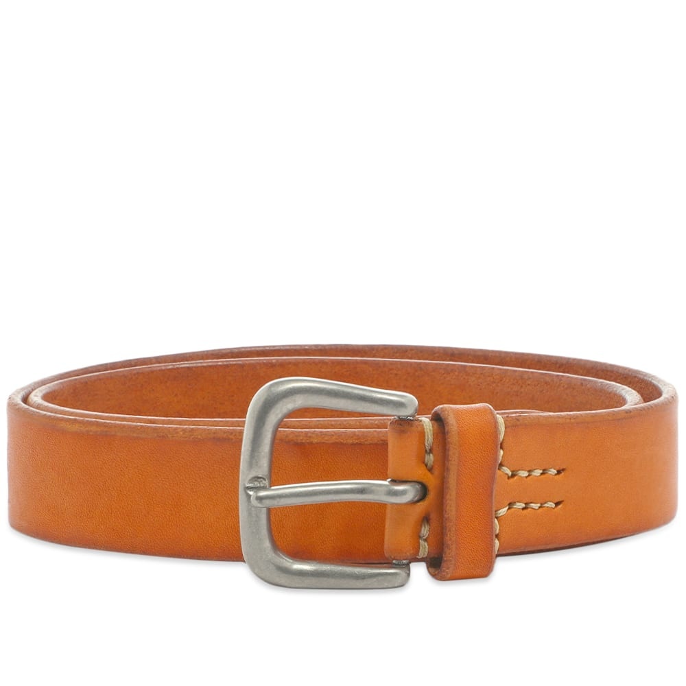 The Real McCoys Joe McCoy Bend Leather Belt - 1