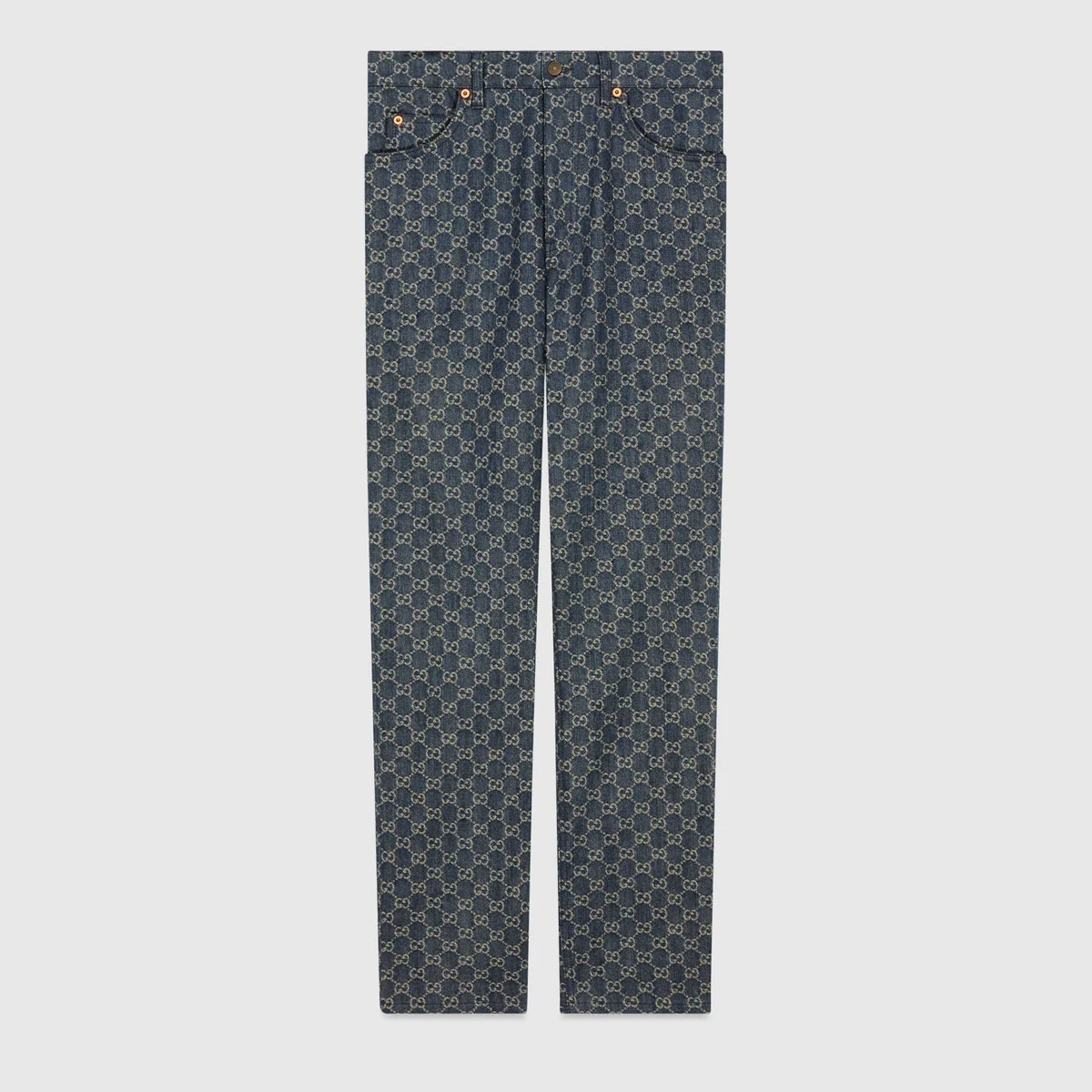 Eco washed GG denim pant - 1