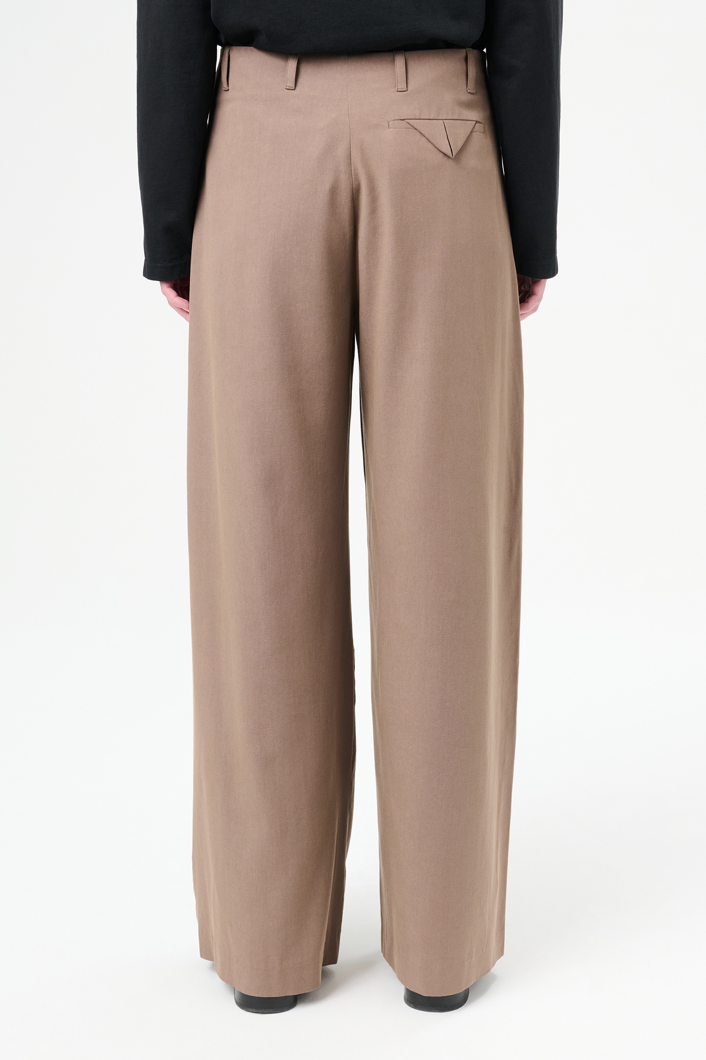 Serene Trouser Muddy Lavender Lyo Wool - 7