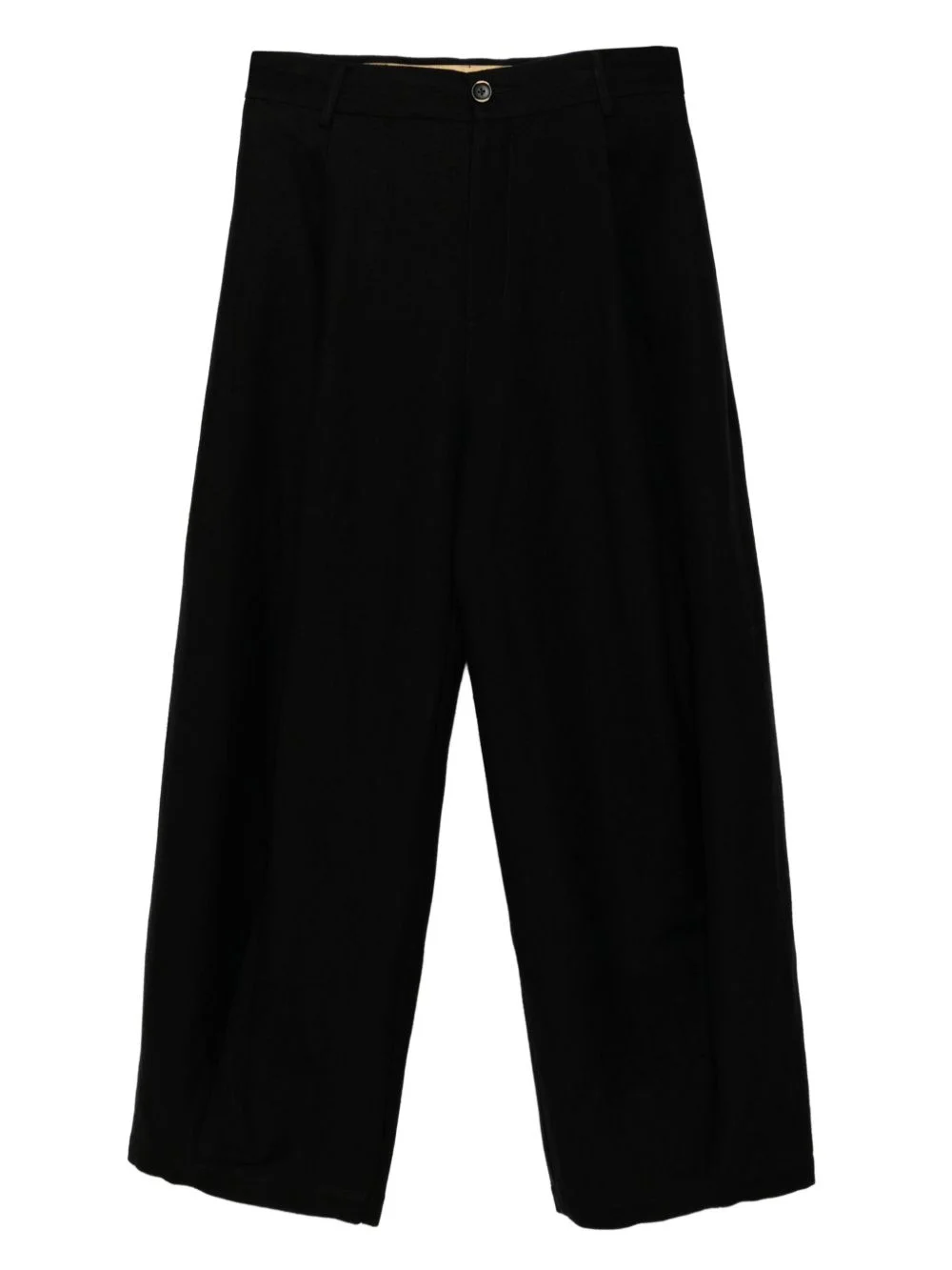 pleated pocket-detail trousers - 1