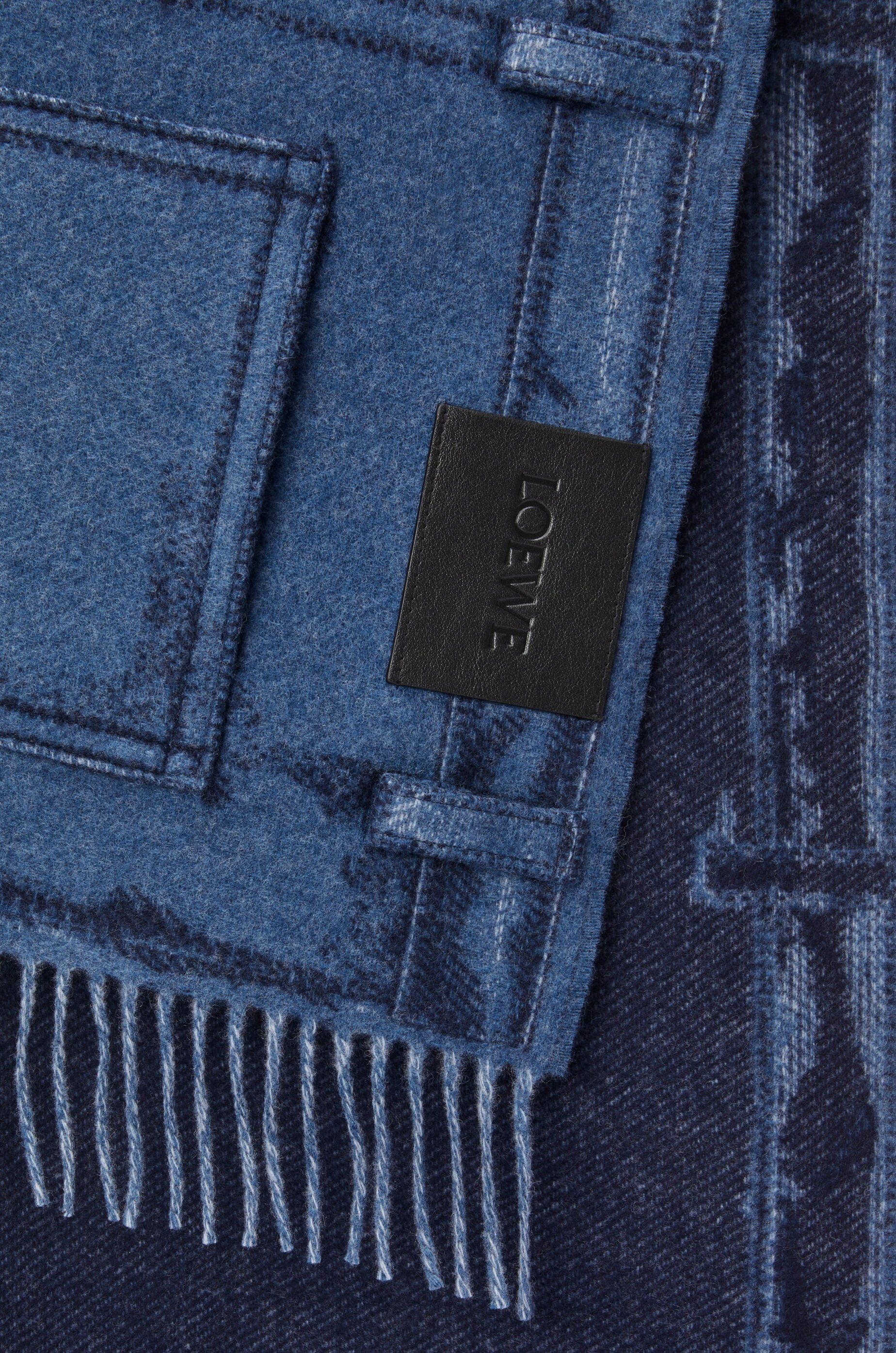 Scarf in wool and cashmere - 3