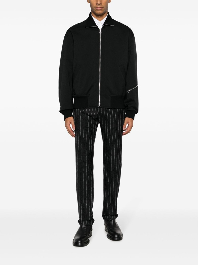 1017 ALYX 9SM logo-pattern wool-blend trousers outlook