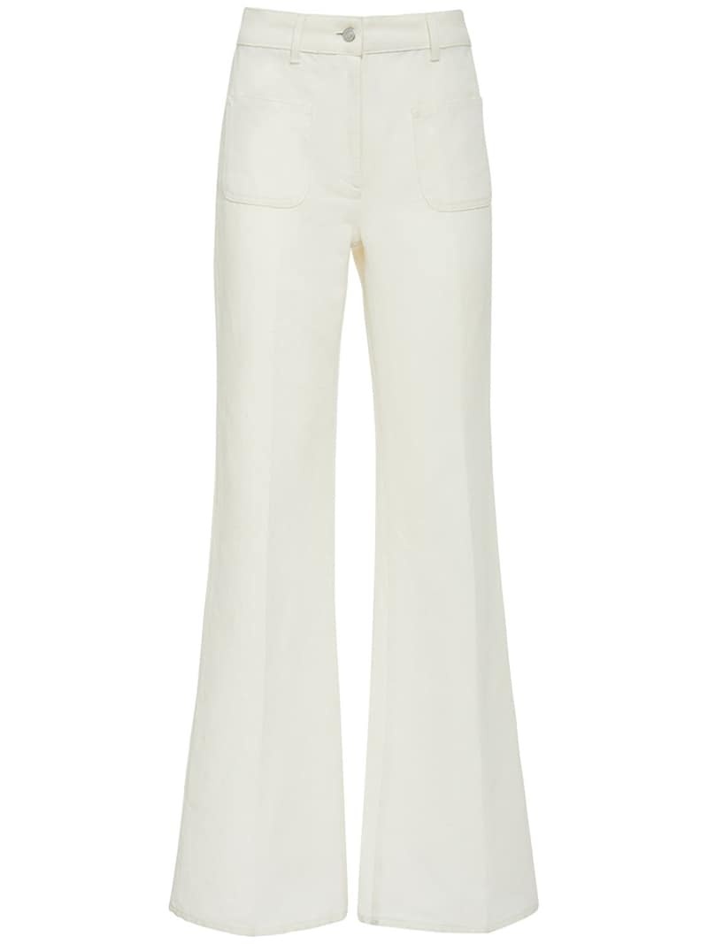 Danbeth linen & cotton wide pants - 1